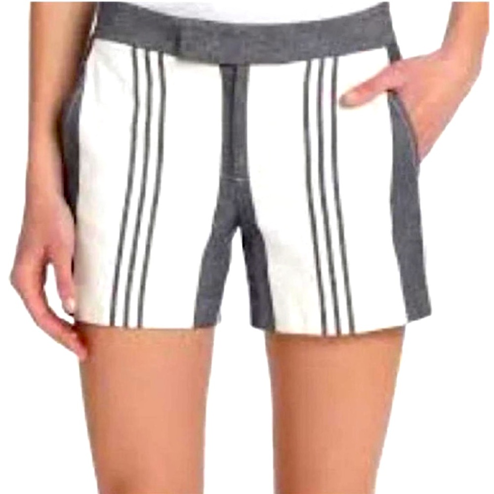 Vince dark grey and white striped shorts. 
Size 2